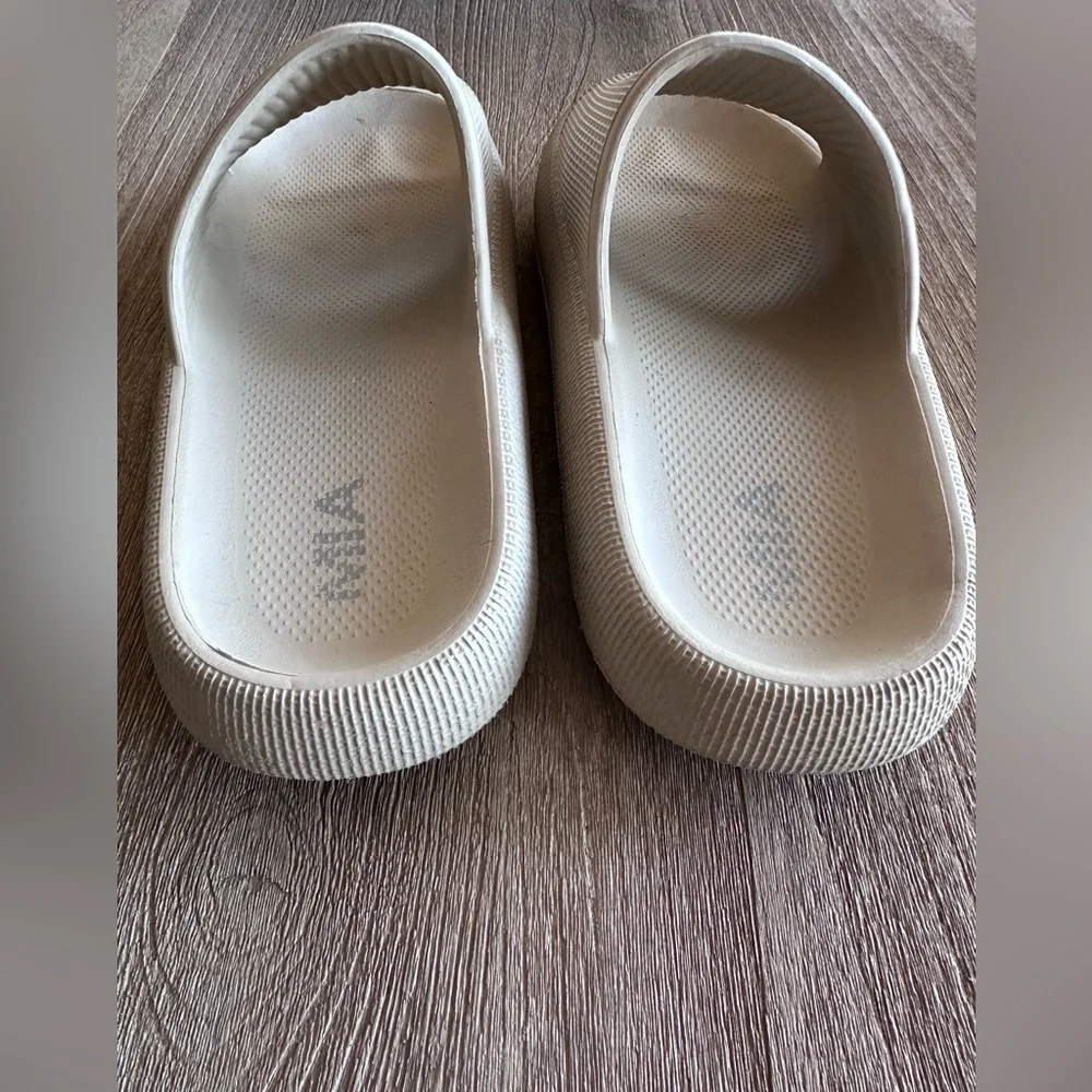 MIA Lexa Slide Platform Beach/Pool Sandals EVA Women's 9 EUC